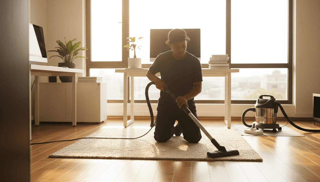 Service professional earning income through Cleanconnect