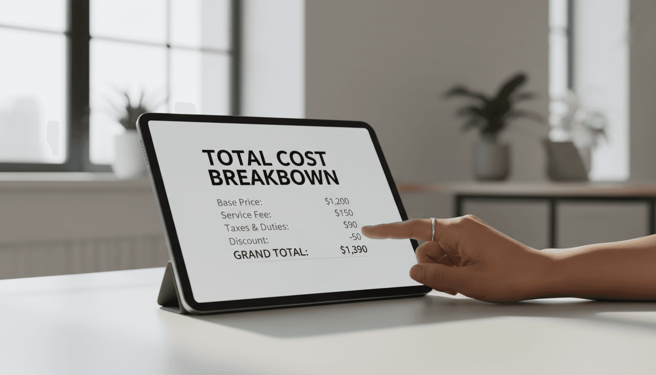 Transparent pricing on Cleanconnect platform